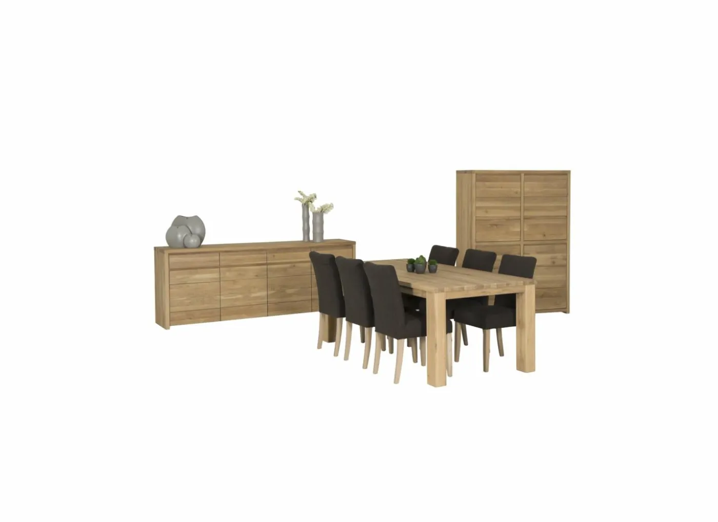 Tafel Amarillo 200x100cm - eik massief - naturel