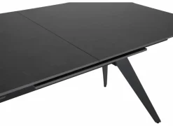Tafel Archipel 160/220x90cm - gesinterd steen - antraciet