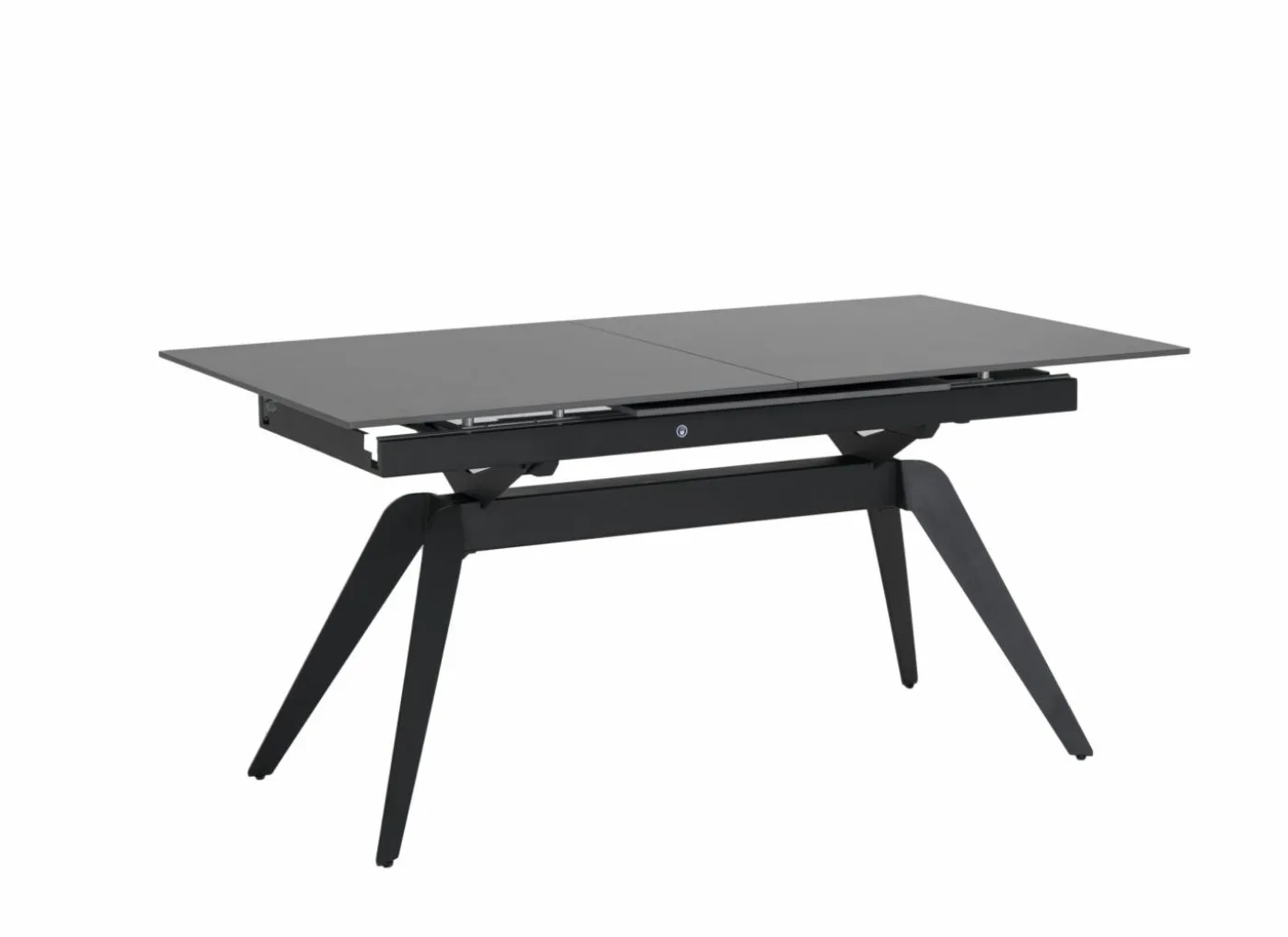 Tafel Archipel 160/220x90cm - gesinterd steen - antraciet