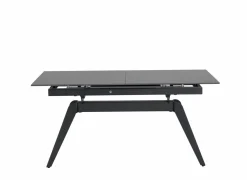 Tafel Archipel 160/220x90cm - gesinterd steen - antraciet