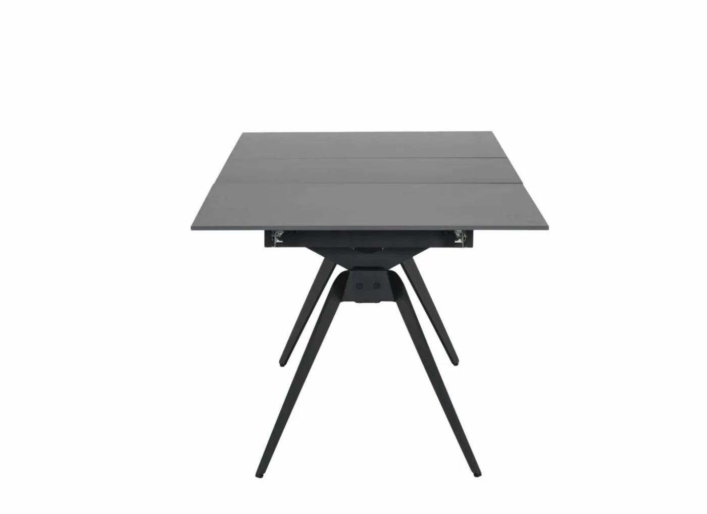Tafel Archipel 160/220x90cm - gesinterd steen - antraciet