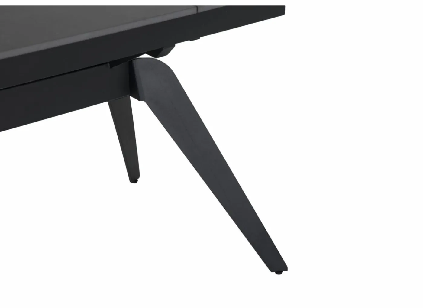 Tafel Archipel 160/220x90cm - gesinterd steen - antraciet