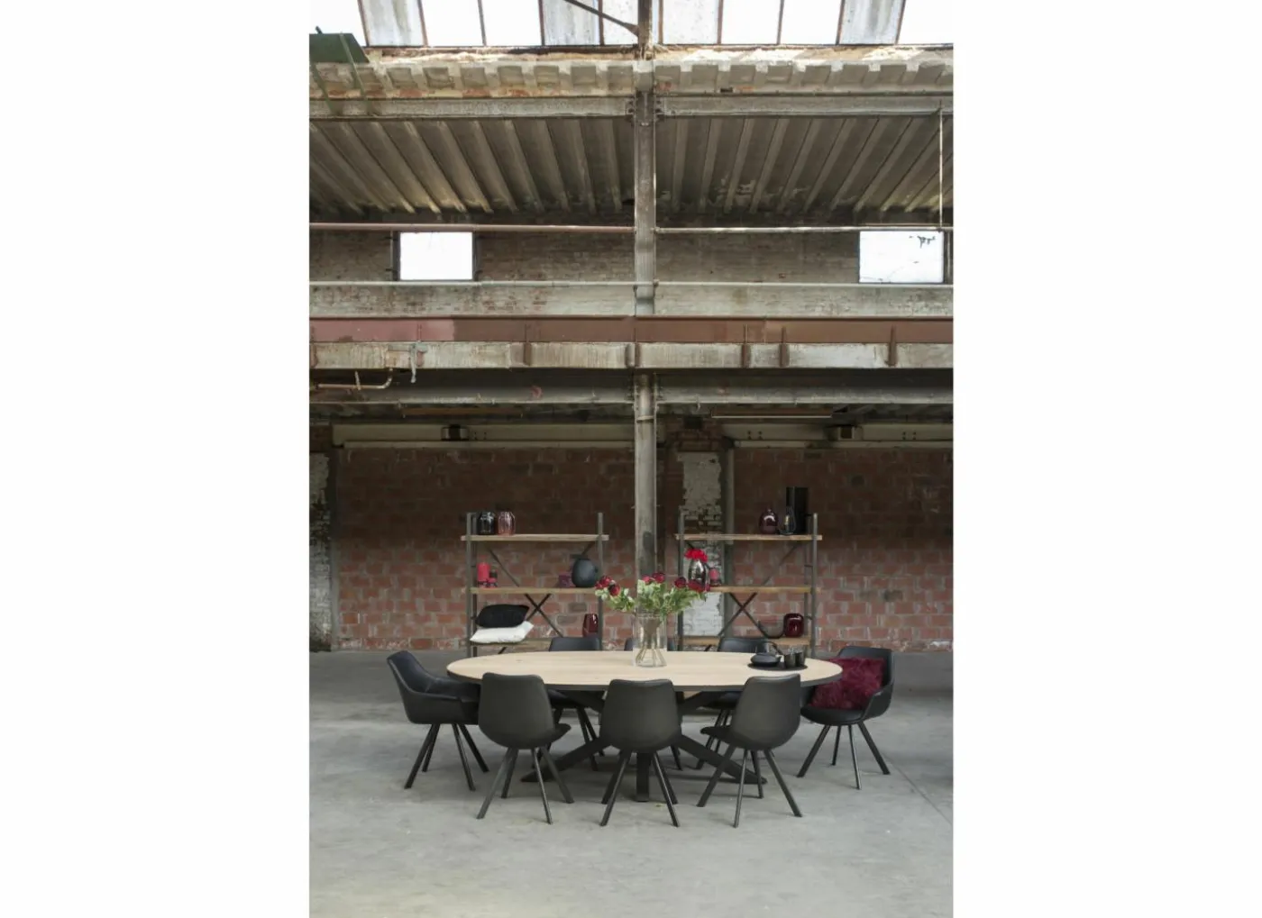 Tafel Ark 250x128cm - eik massief - naturel