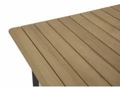Tafel Brisk 220x100cm - teak massief & aluminium  - naturel