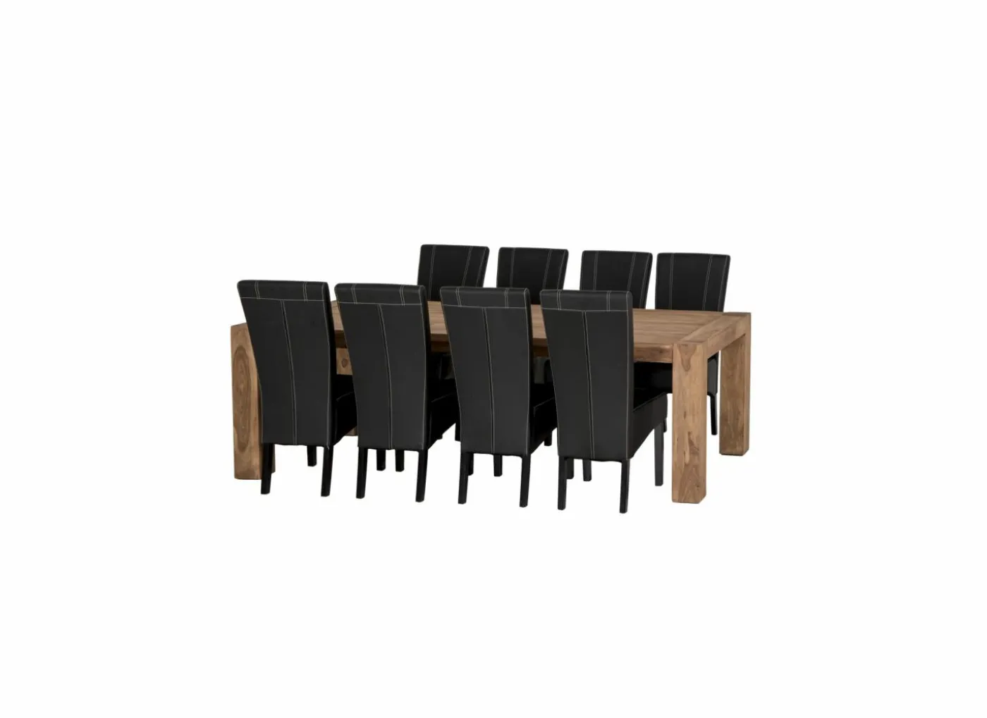 Tafel Carbone 250x110cm - sheesham massief - naturel