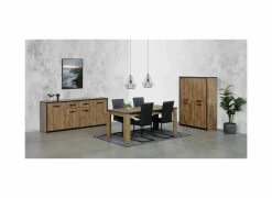 Tafel Esther 180x90cm - meubelplaat - industrial oak