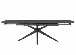 Tafel Hannibal 180/260x90cm - keramiek - zwart