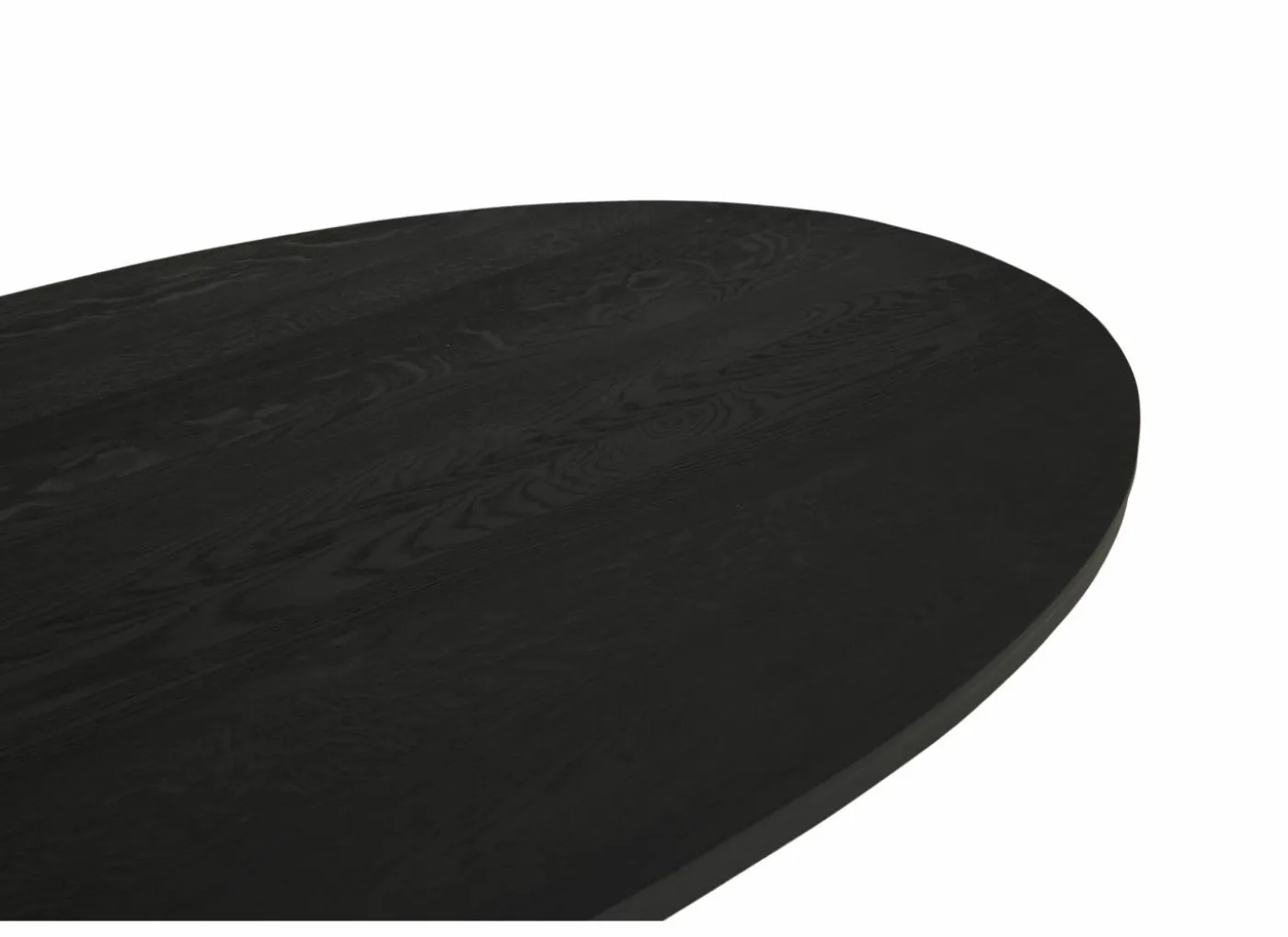 Tafel Mauri 200x115cm - eik massief - zwart