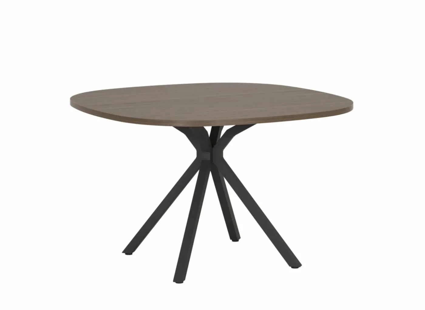 Tafel Onyx 120x120cm - HPL - walnoot