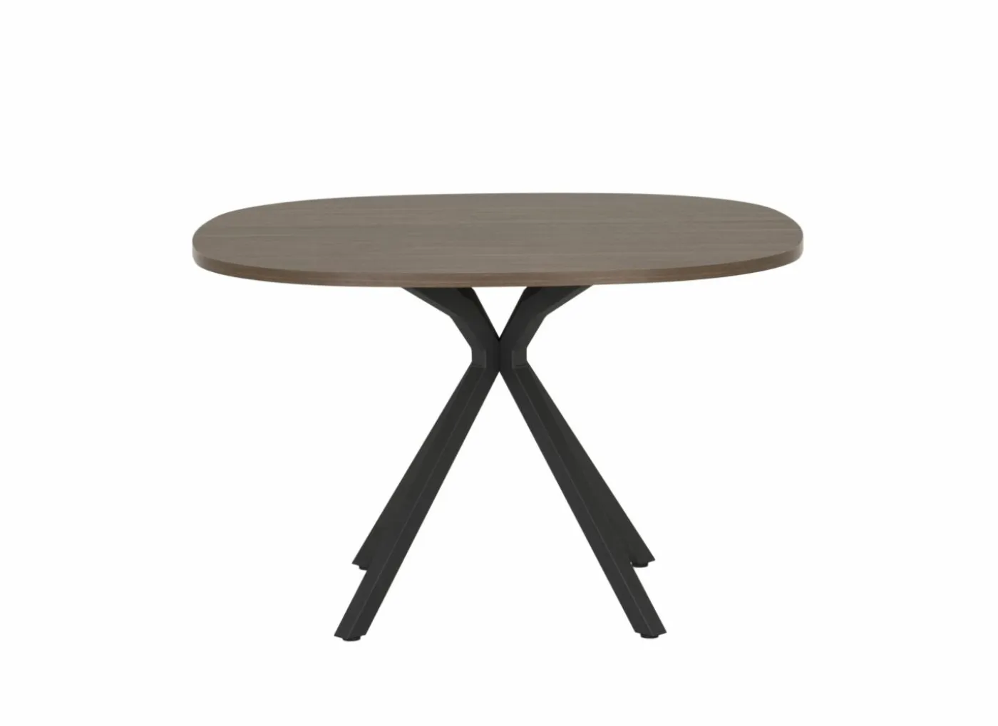 Tafel Onyx 120x120cm - HPL - walnoot