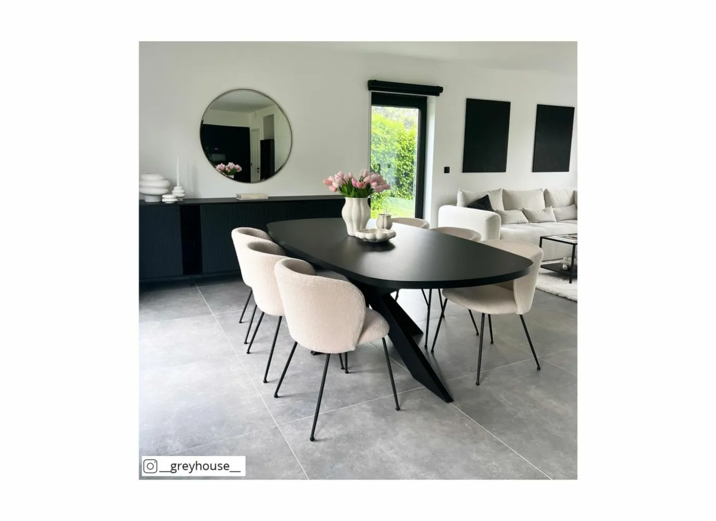 Tafel Raphael 230x119cm - melamine - NOX