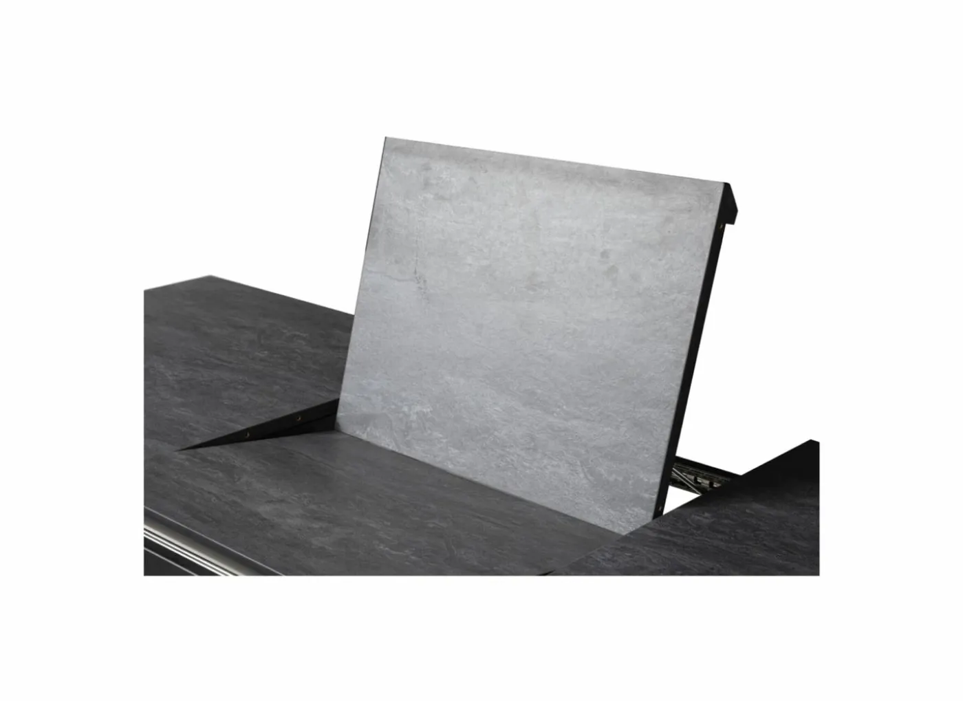 Tafel Rhine 160/220x90cm - melamine - zwart
