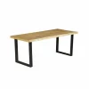 Tafel Sanguine 240x100cm - mango massief - natuur