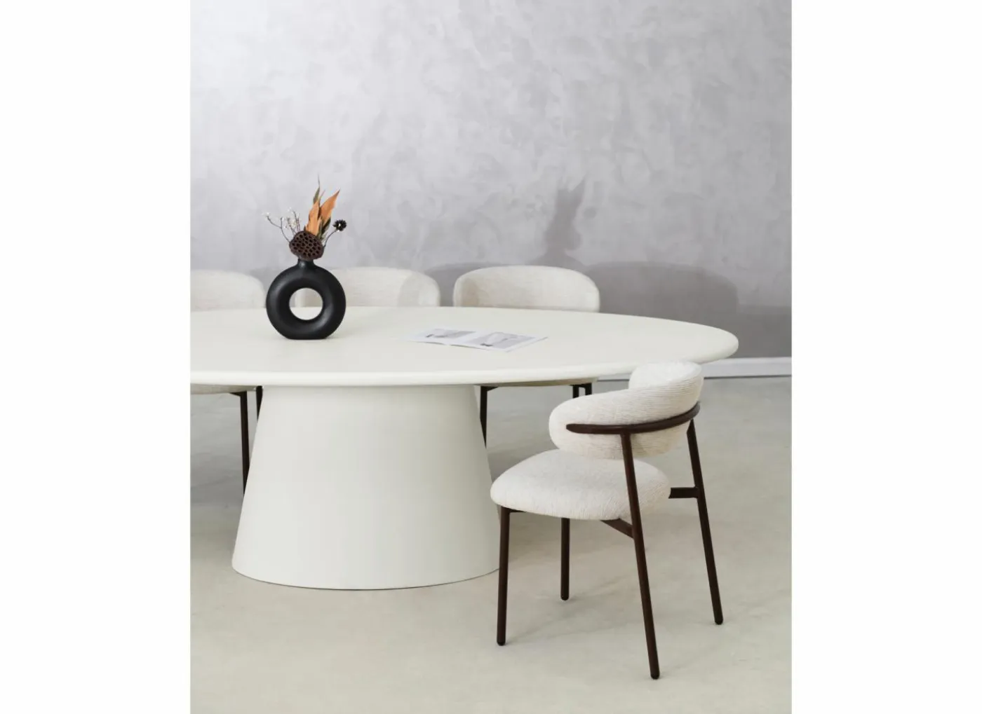 Tafel TF2402 240x120cm - cementex - wit