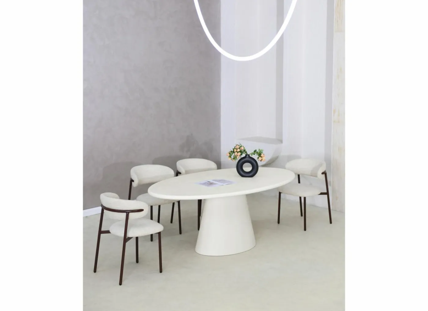 Tafel TF2402 200x110cm - cementex - wit