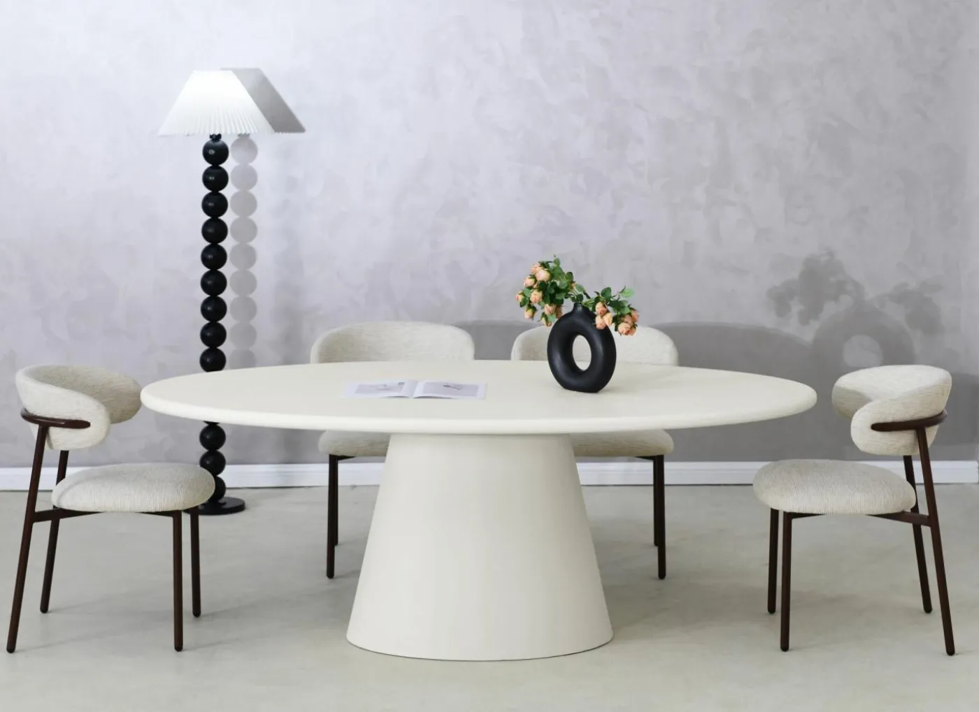 Tafel TF2402 200x110cm - cementex - wit