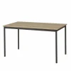 Tafel TMR 120x80cm - decor & metaal - naturel