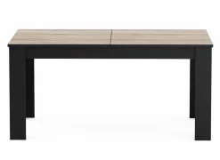 Tafel Wayne 155/205x90cm - decor - eik & zwart