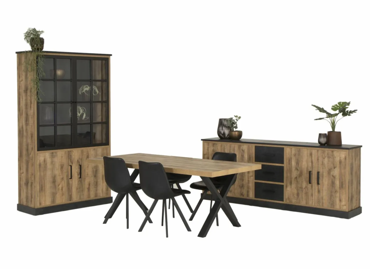 Tafel 170x100cm - decor - bruin