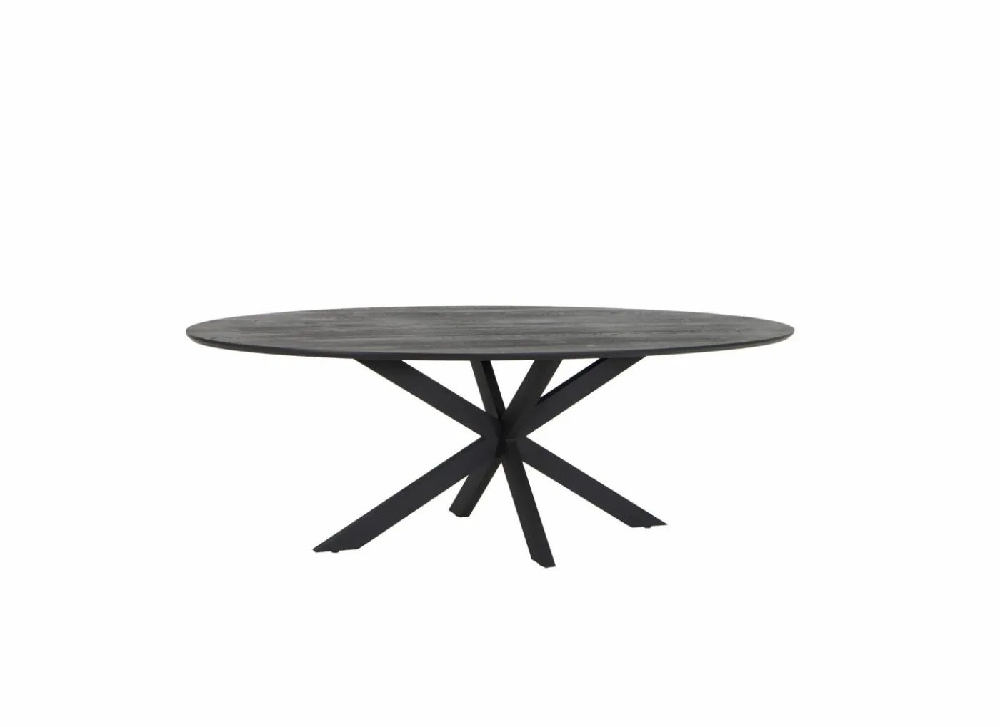 Tafel 200x100cm - eik massief - oak black sky