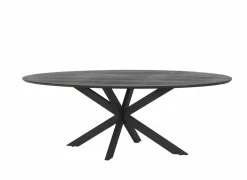 Tafel 200x100cm - eik massief - oak black sky