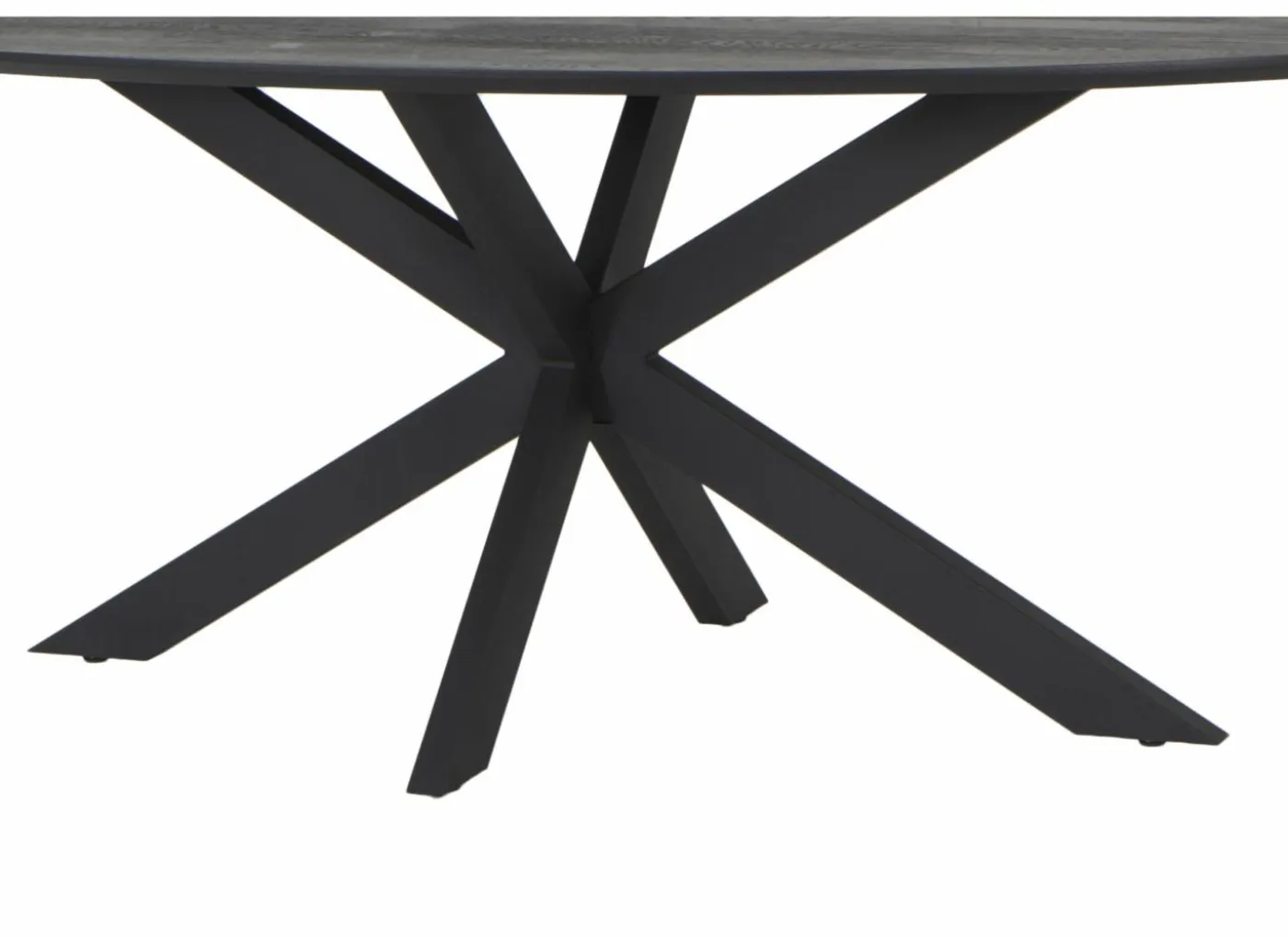 Tafel 200x100cm - eik massief - oak black sky