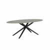 Tafel 210x110cm - keramiek - grijs