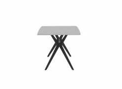 Tafel Zins 160x90cm - metaal - glossy Italian grey