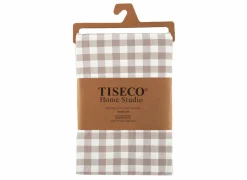 Tafelkleed Gingham 150x300cm - katoen - taupe