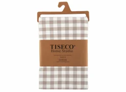 Tafelkleed Gingham 150x250cm - katoen - taupe