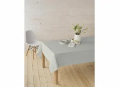 Tafelkleed Luxxus  Ø180cm - acrylvezel - beige & groen