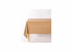 Tafelkleed Myrna 145x250cm - katoen - bruin