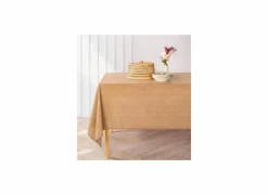 Tafelkleed Myrna 145x250cm - katoen - bruin