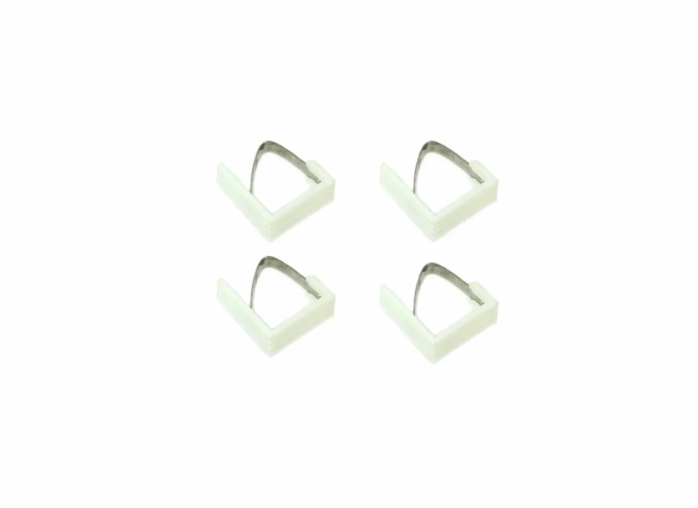 Tafelklem wit, set van 4