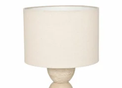 Tafellamp Erin H47,5cm E27 - travertijn - beige