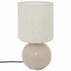 Tafellamp Gaia Ø15,2xH28cm E14 - stoneware - beige
