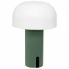Tafellamp Jany Outdoor Ø15xH22cm - kunststof - groen met USB