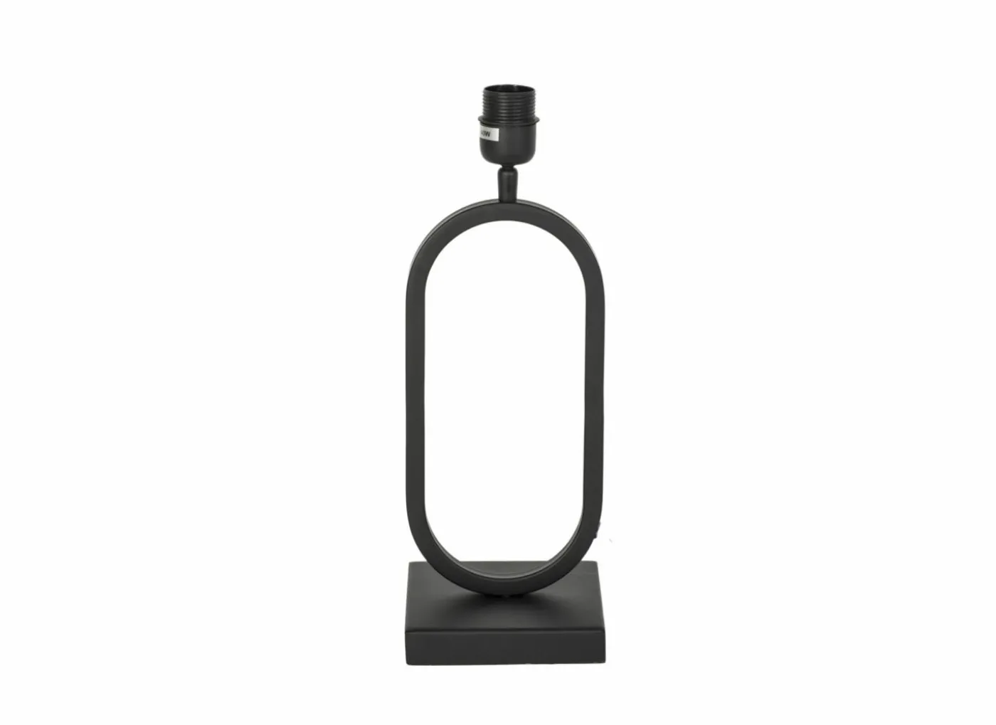 Tafellamp Rico E27 H40cm - metaal - zwart
