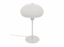 Tafellamp Savio E14 H38cm - glas/staal - beige