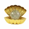Tafellamp Shell kunststof - goud