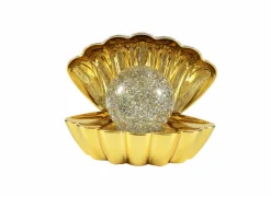 Tafellamp Shell kunststof - goud