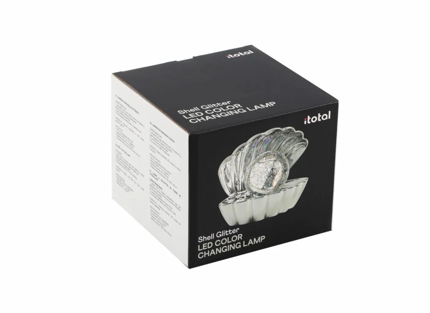 Tafellamp Shell kunststof - zilver