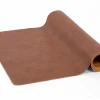 Tafelloper Troja 44x145cm - lederlook - karamel