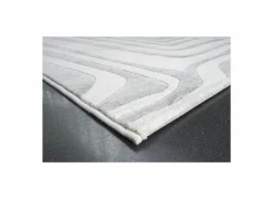 Tapijt Aspero 120x170cm - polyestervezel - wit & grijs