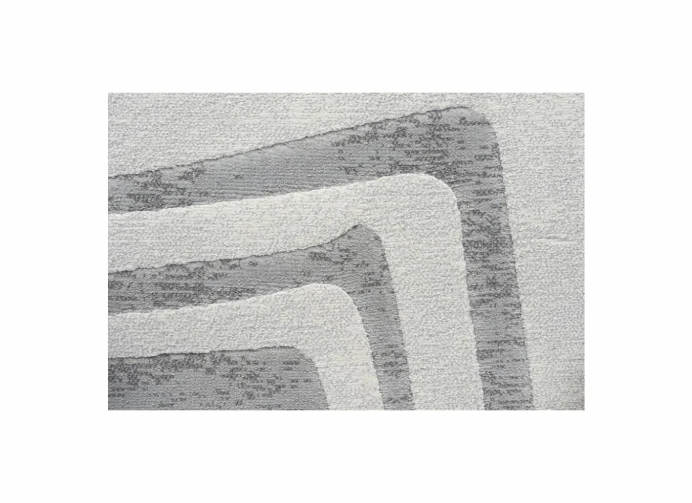 Tapijt Aspero 120x170cm - polyestervezel - wit & grijs