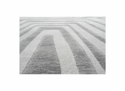 Tapijt Aspero 133x195cm - polyestervezel - wit & grijs