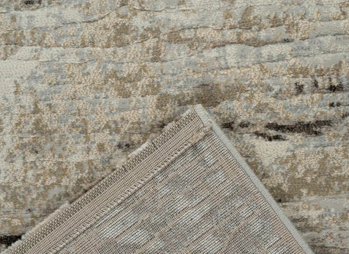 Tapijt Aspero 200x290cm - polyestervezel - beige & bruin