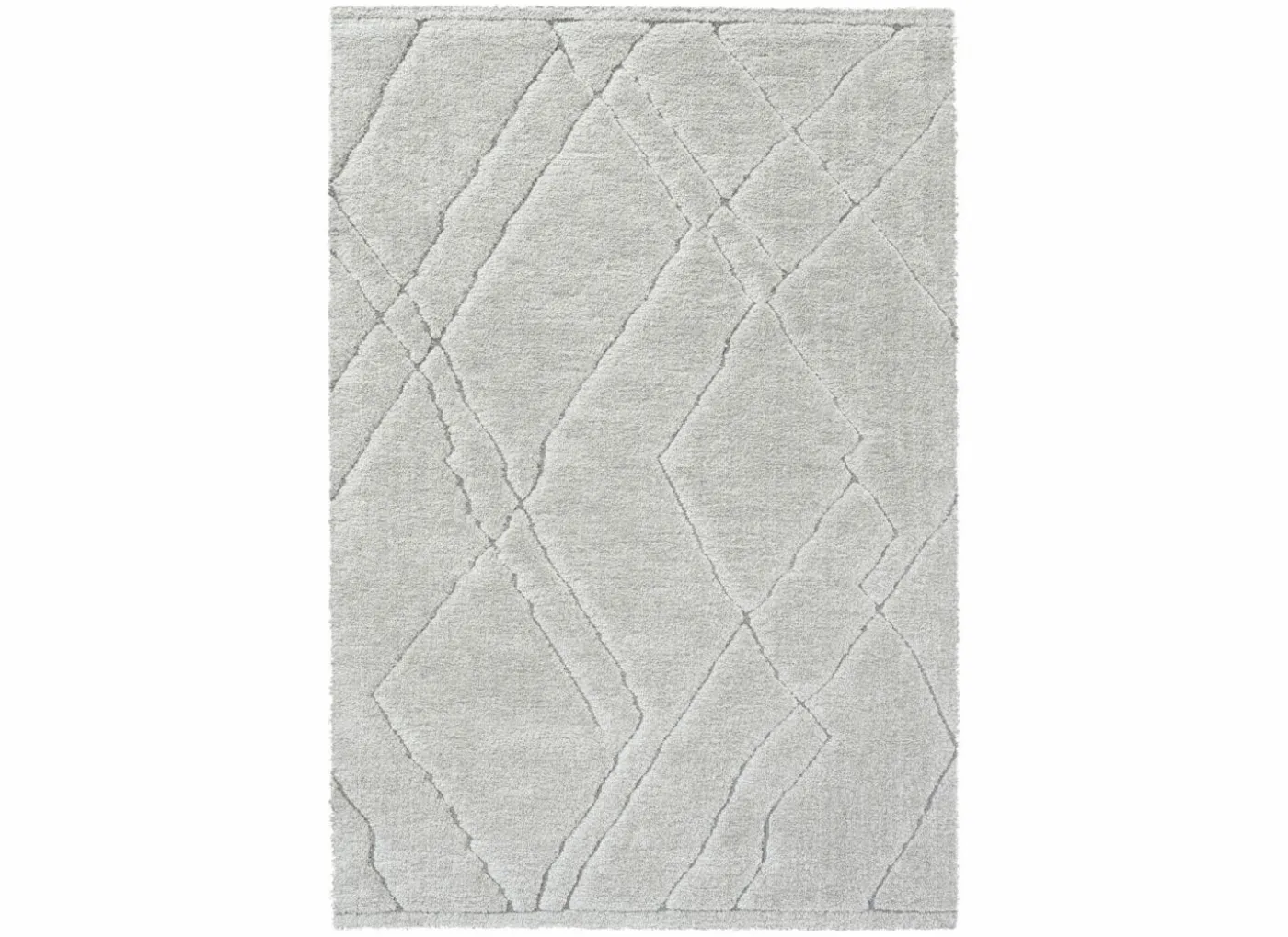 Tapijt Madagaskar 280x380cm - polyestervezel - lichtgrijs