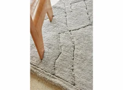 Tapijt Madagaskar 200x290cm - polyestervezel - lichtgrijs