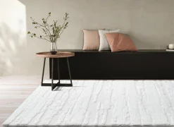Tapijt Madagaskar 80x150cm - polyestervezel - wit